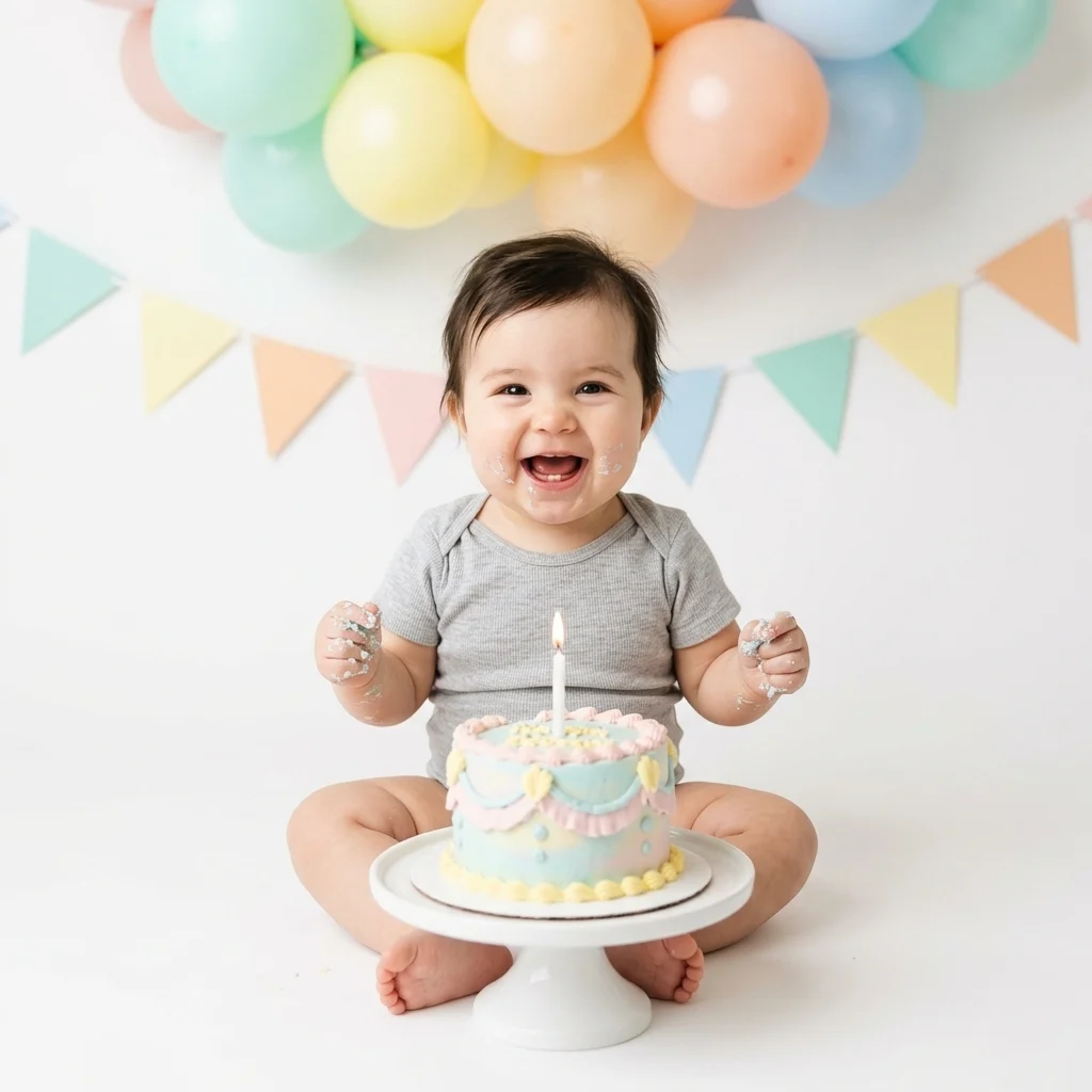 First-birthday cake smash