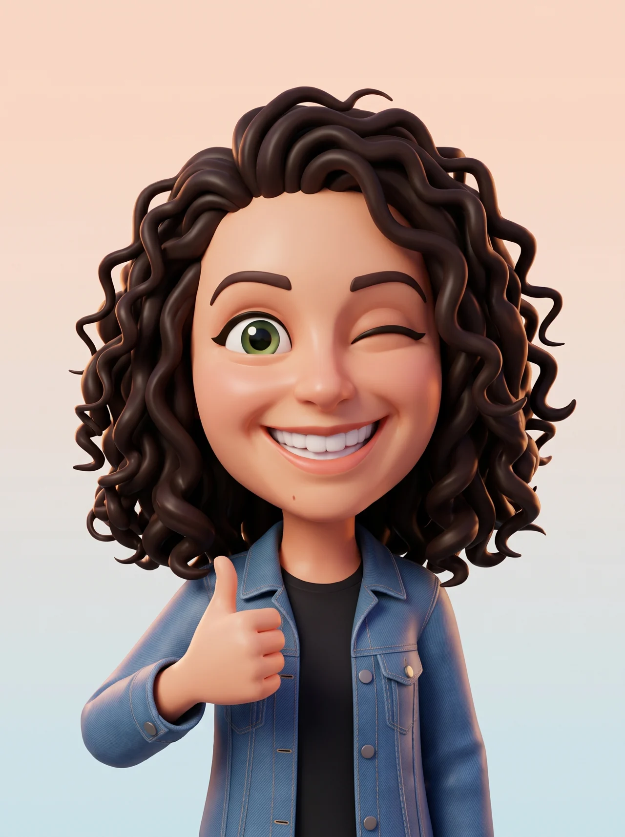 3D cartoon figure