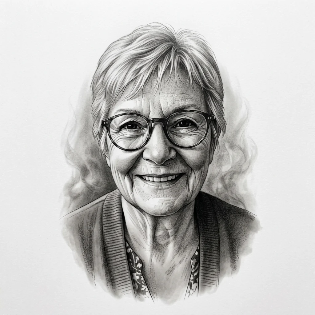 Black & grey portrait