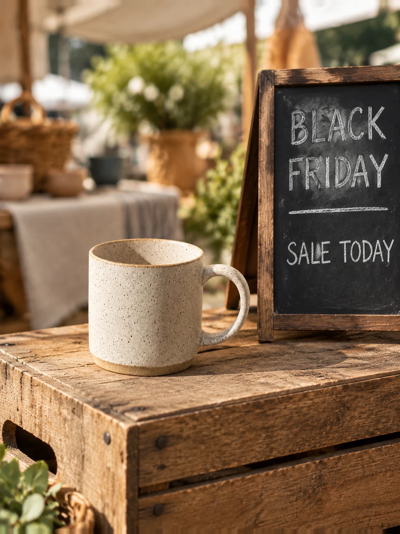 Market chalkboard