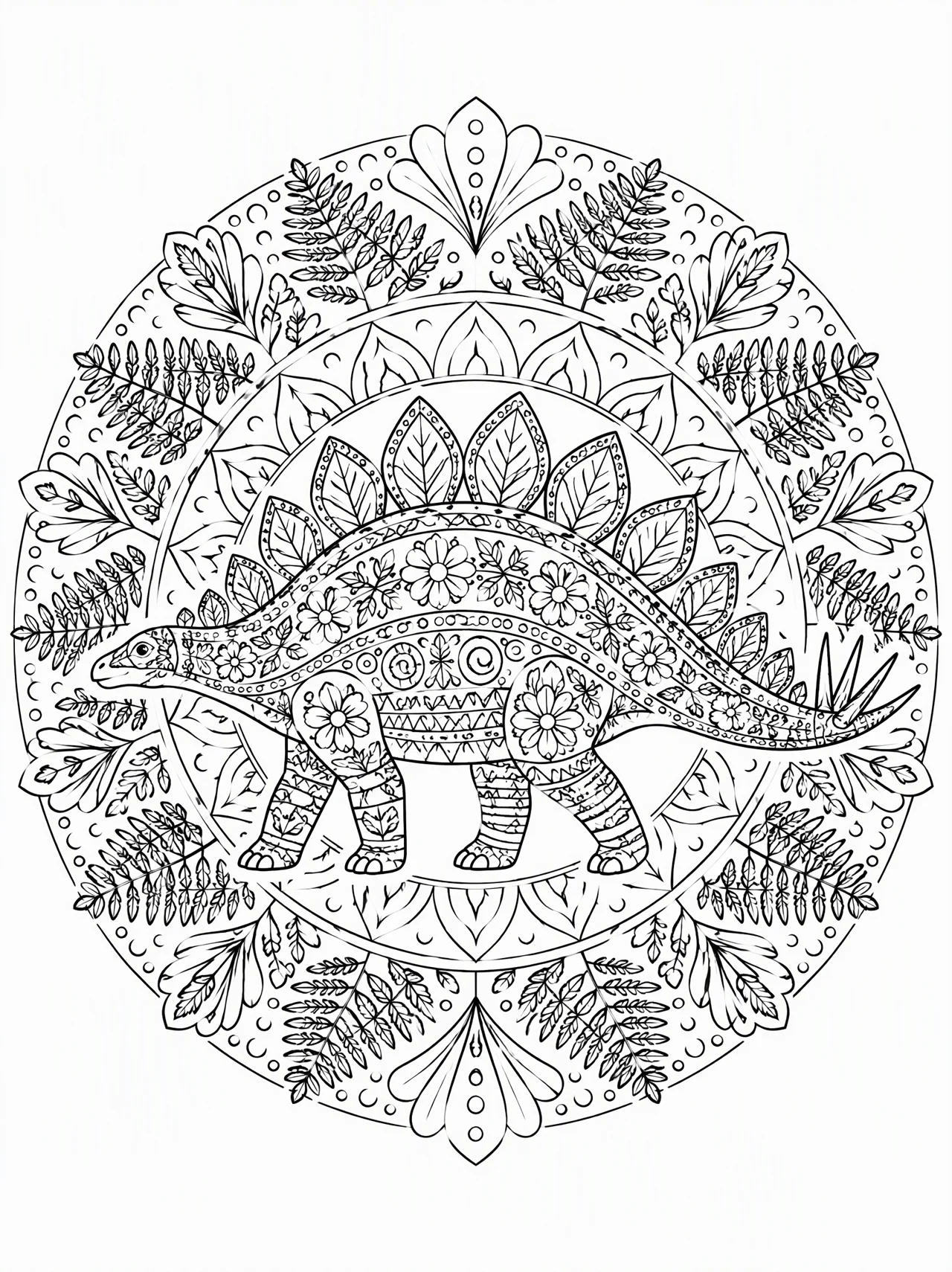 Dino mandala