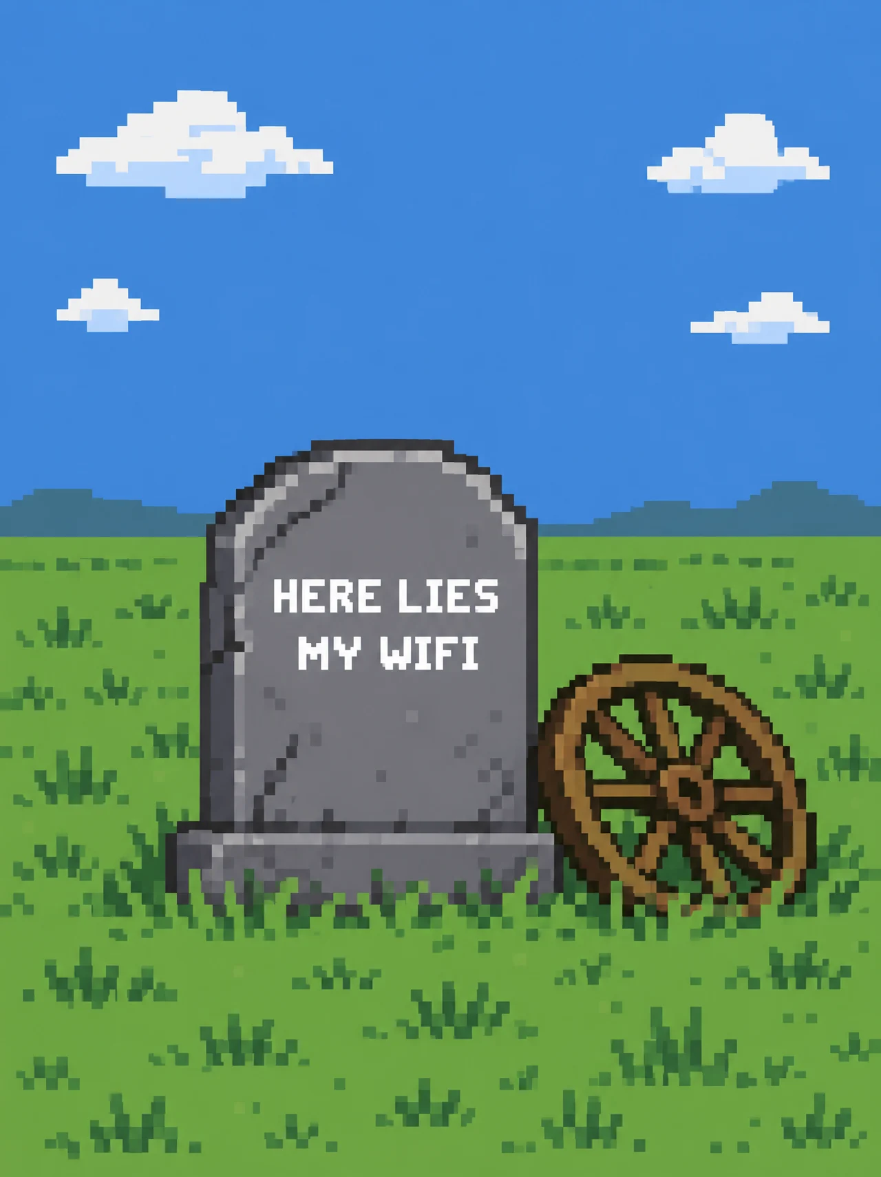 8-bit grave