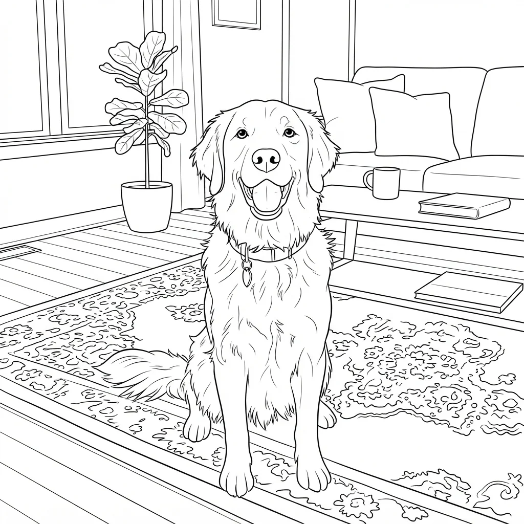 Photo to Coloring Page